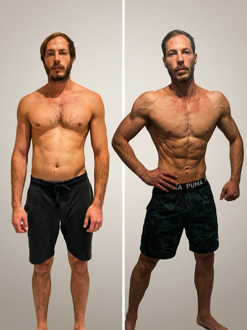 Damond's body transformation using The Alpha Method — before and after results